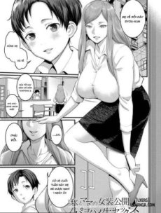 Boku to Mama no Josou Koukai Pakohame Nama Sex Hentai